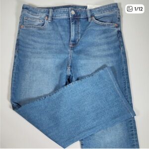 American Eagle Next Level Stretch Kick Boot Crop Jeans 10